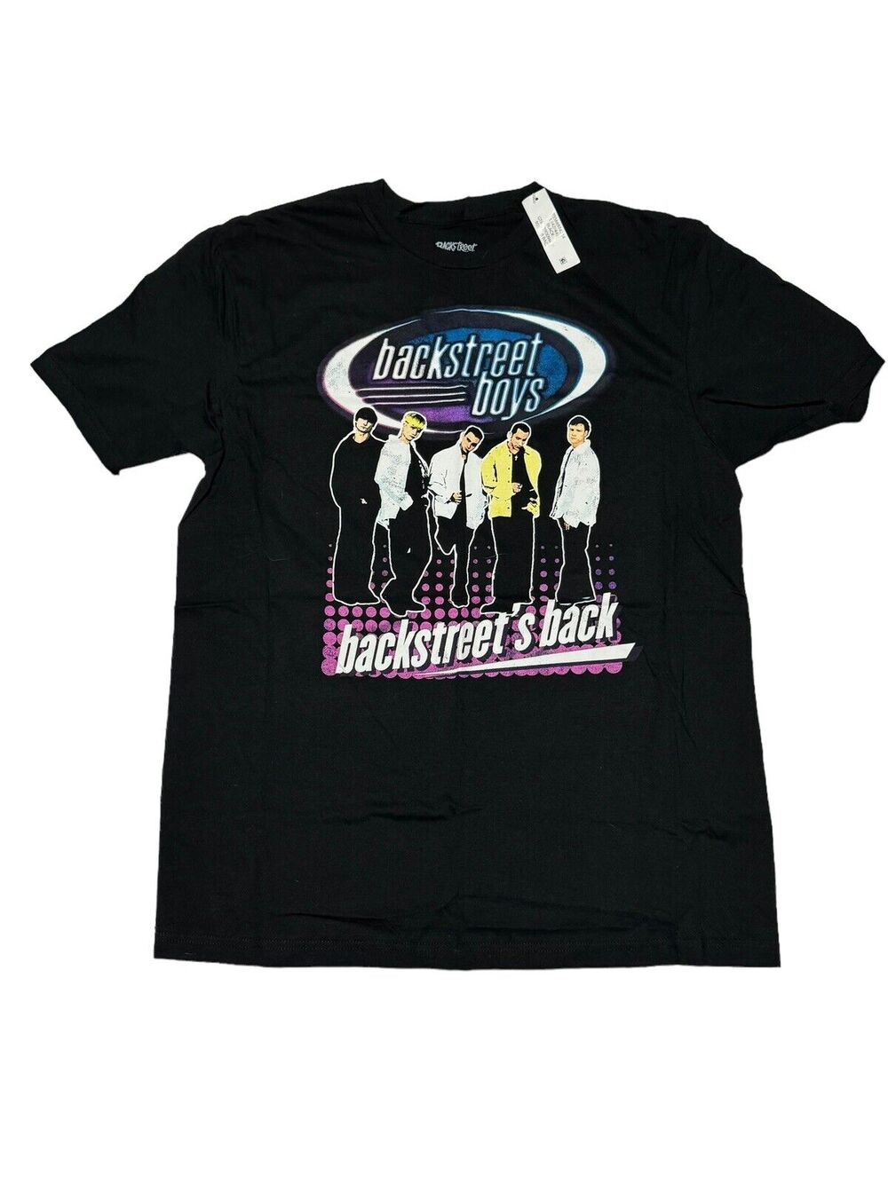 Backstreet Boys Backstreet’s Back Graphic T Shirt Large Howie Brian AJ Nick